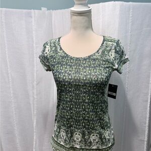 Floral lucky brand Green Women's Top